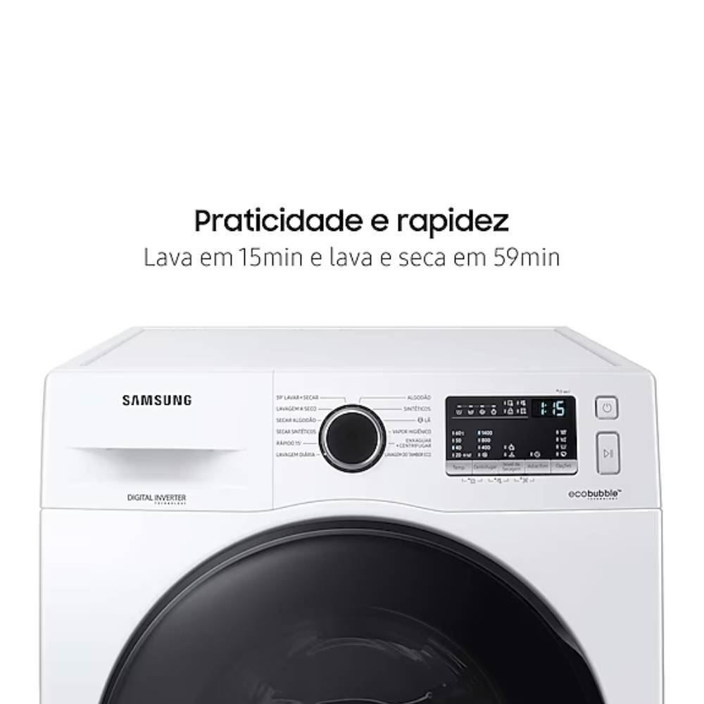Lava e Seca Samsung 11Kg Lavagem a Seco WD11A