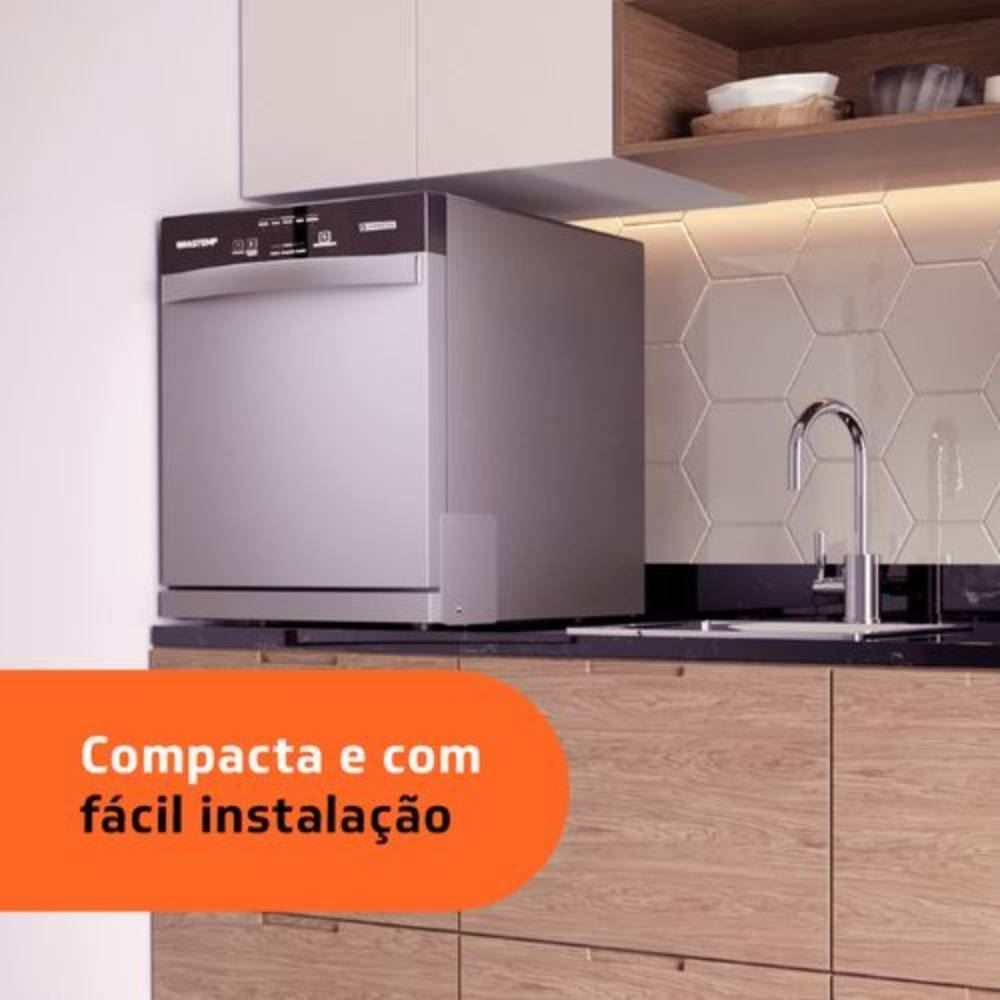 Lava Louças Brastemp 8 Serviços Cinza BLF08BS