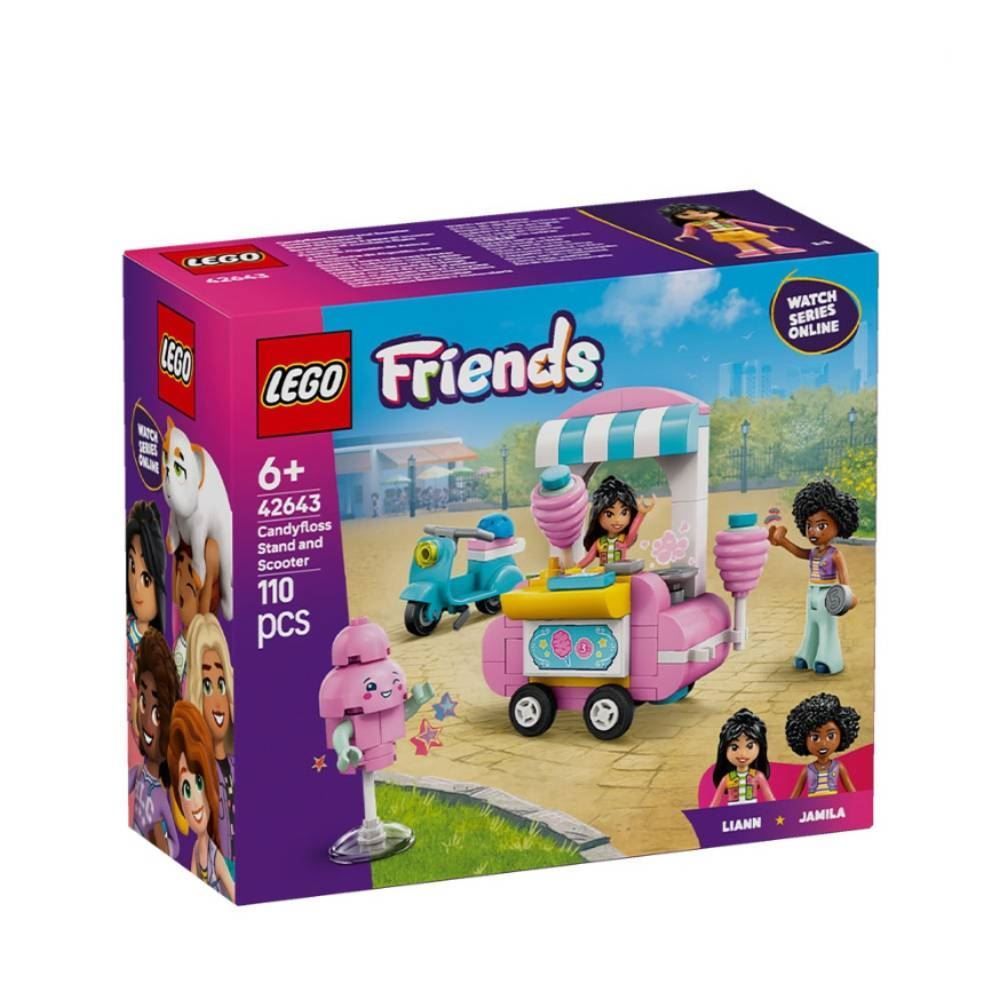 Lego Friends Barraca De Algodão-Doce E Motocicleta - 42643