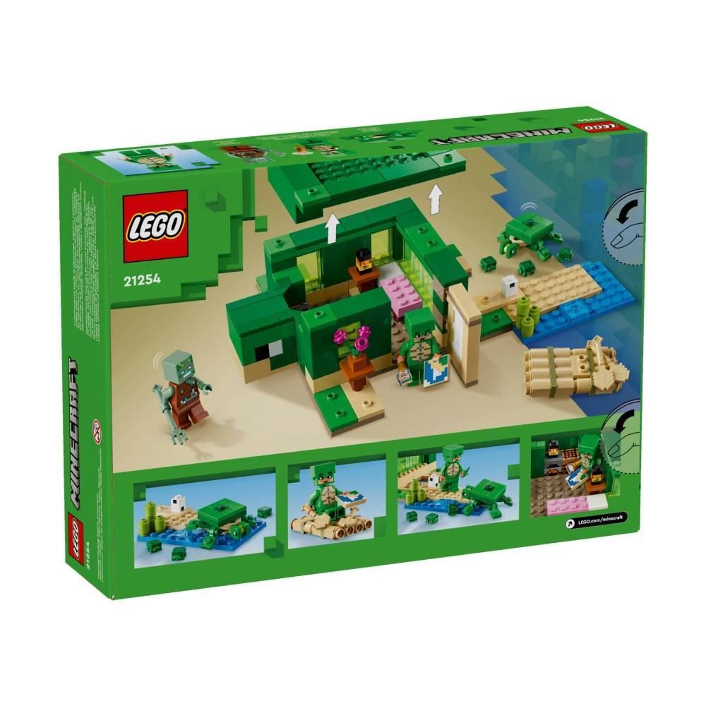 Lego Minecraft 21254 A Casa Tartaruga De Praia - 21254