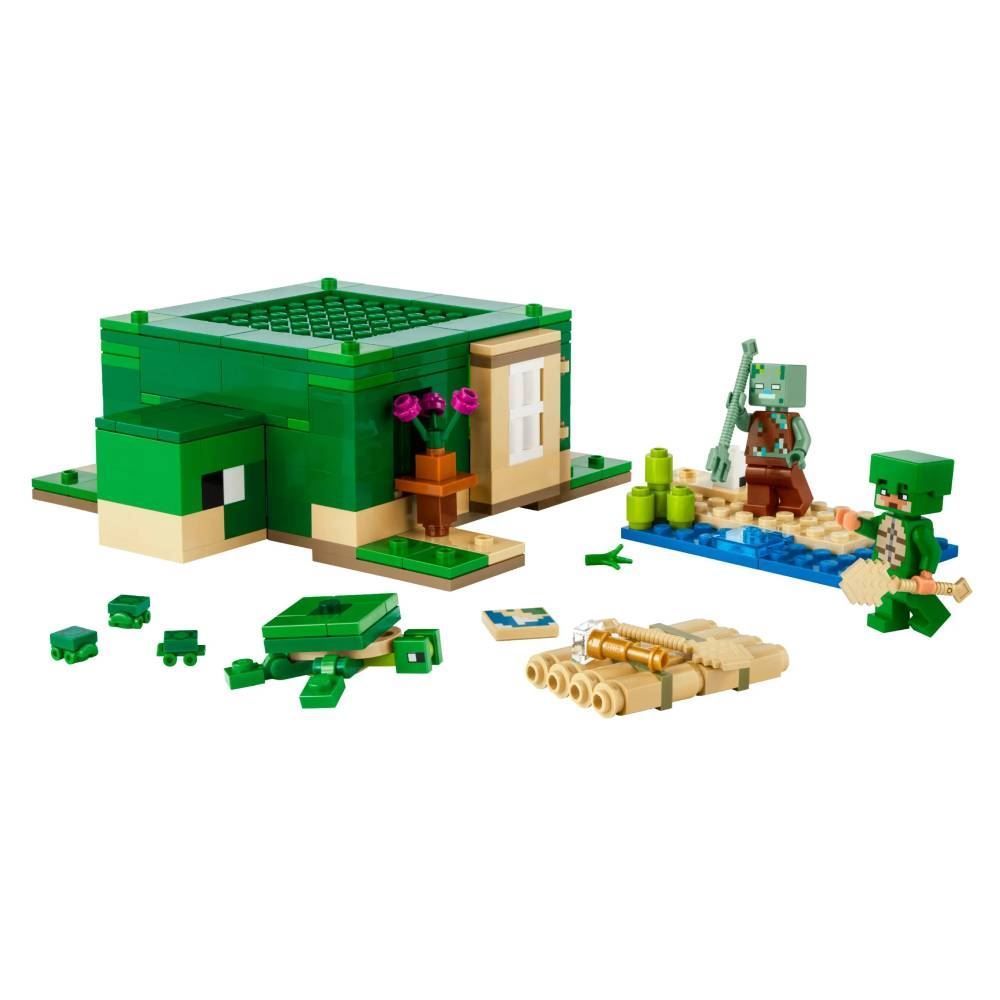 Lego Minecraft 21254 A Casa Tartaruga De Praia - 21254