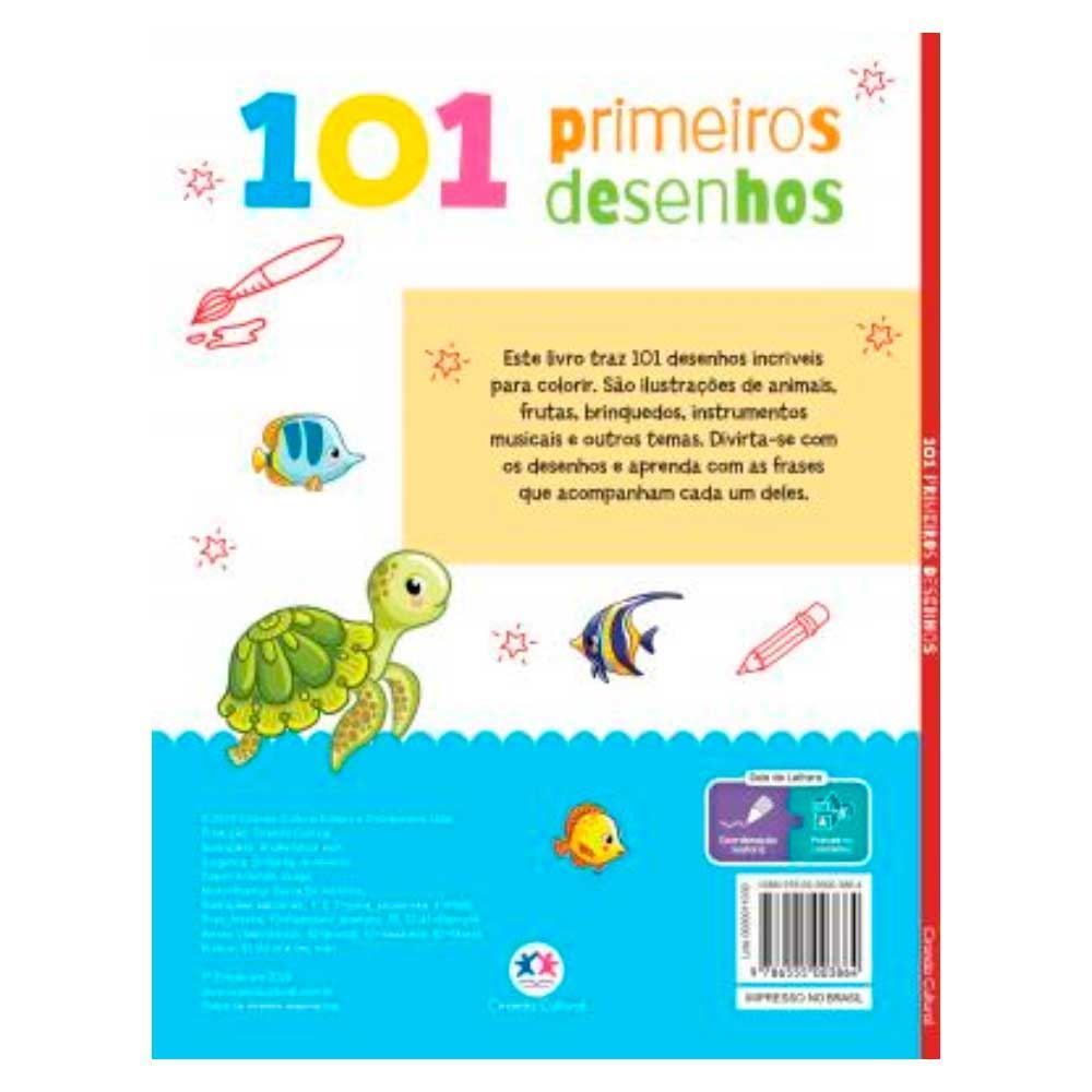 Livro 101 Primeiros Desenhos Ciranda Cultural - 9786555003864