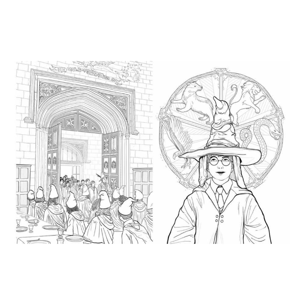 Livro Harry Potter Casas De Hogwarts Grifinória Ciranda Cultural - Para Colorir