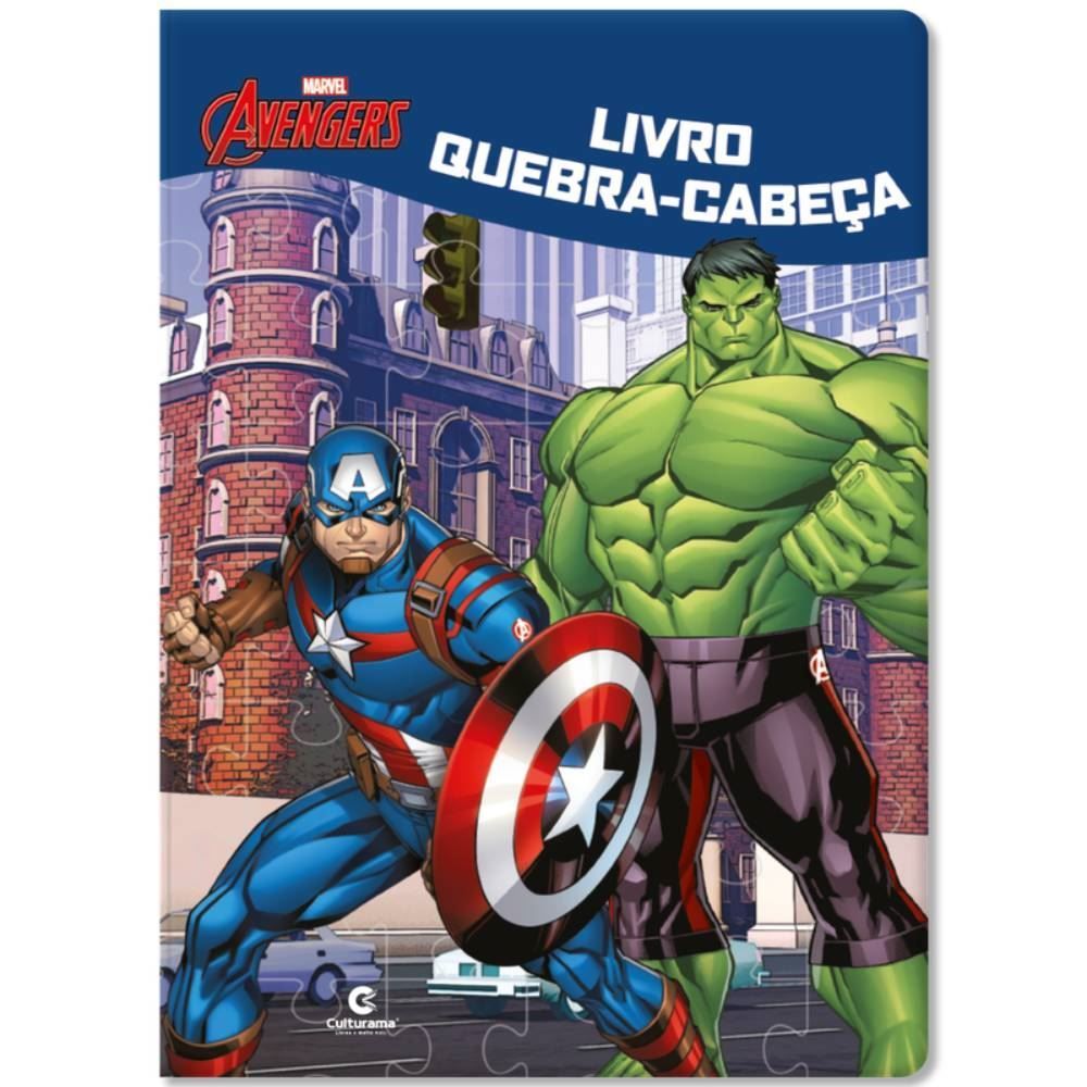 Livro Pop Com Quebra Cabeça Vingadores Culturama - 20730203