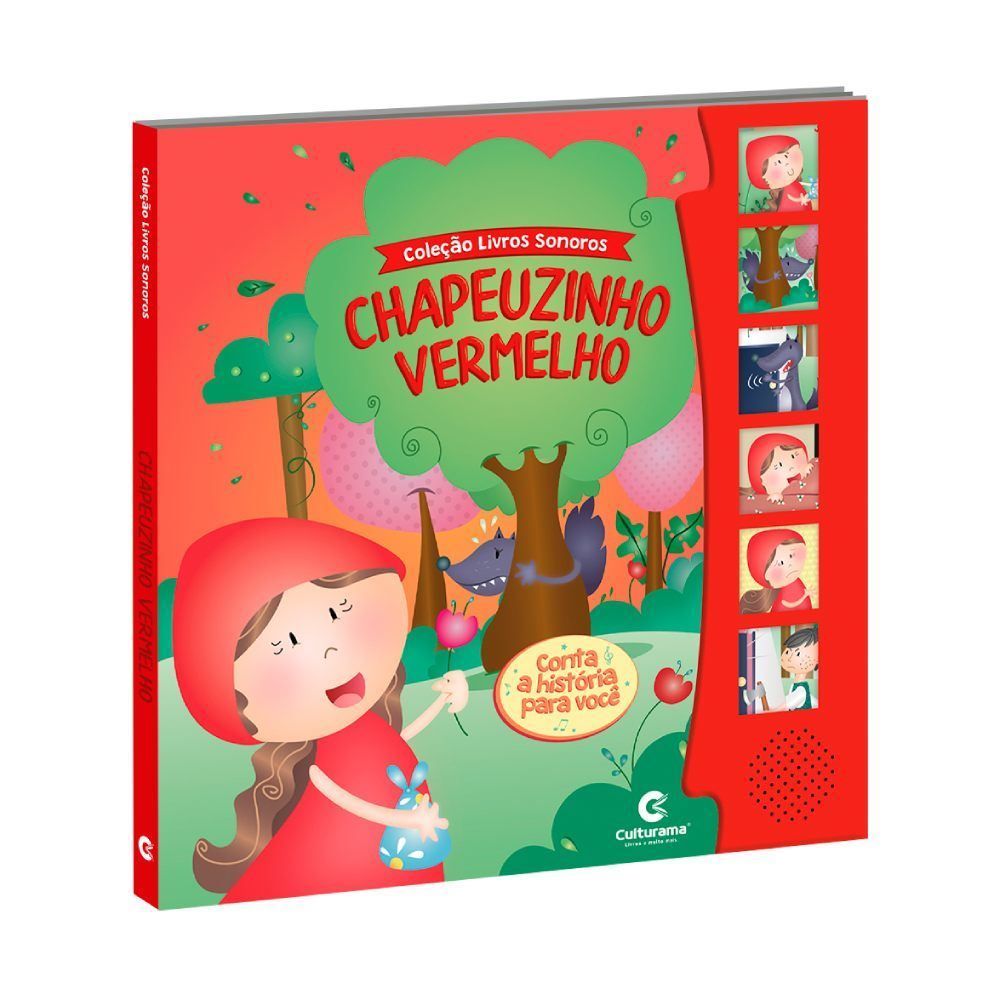 Livro Sonoro Chapeuzinho Vermelho - Culturama