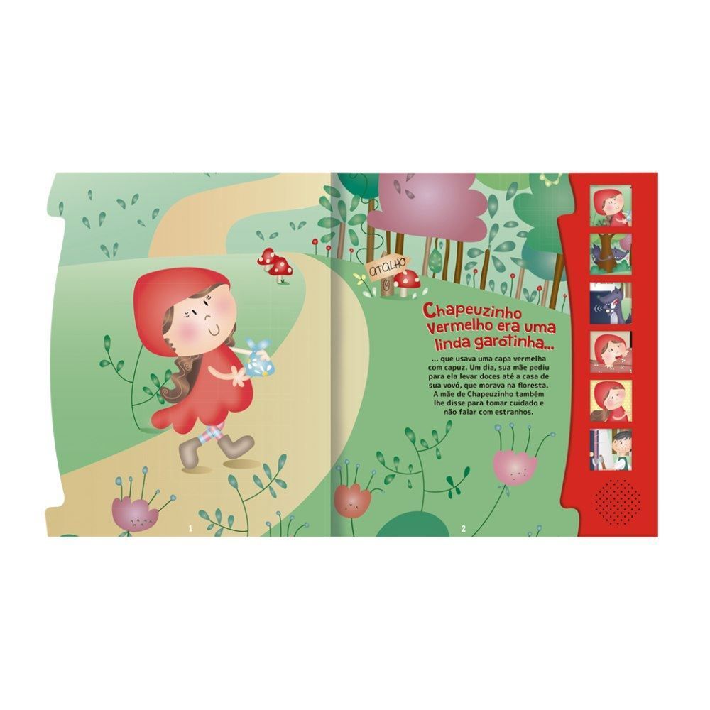 Livro Sonoro Chapeuzinho Vermelho - Culturama