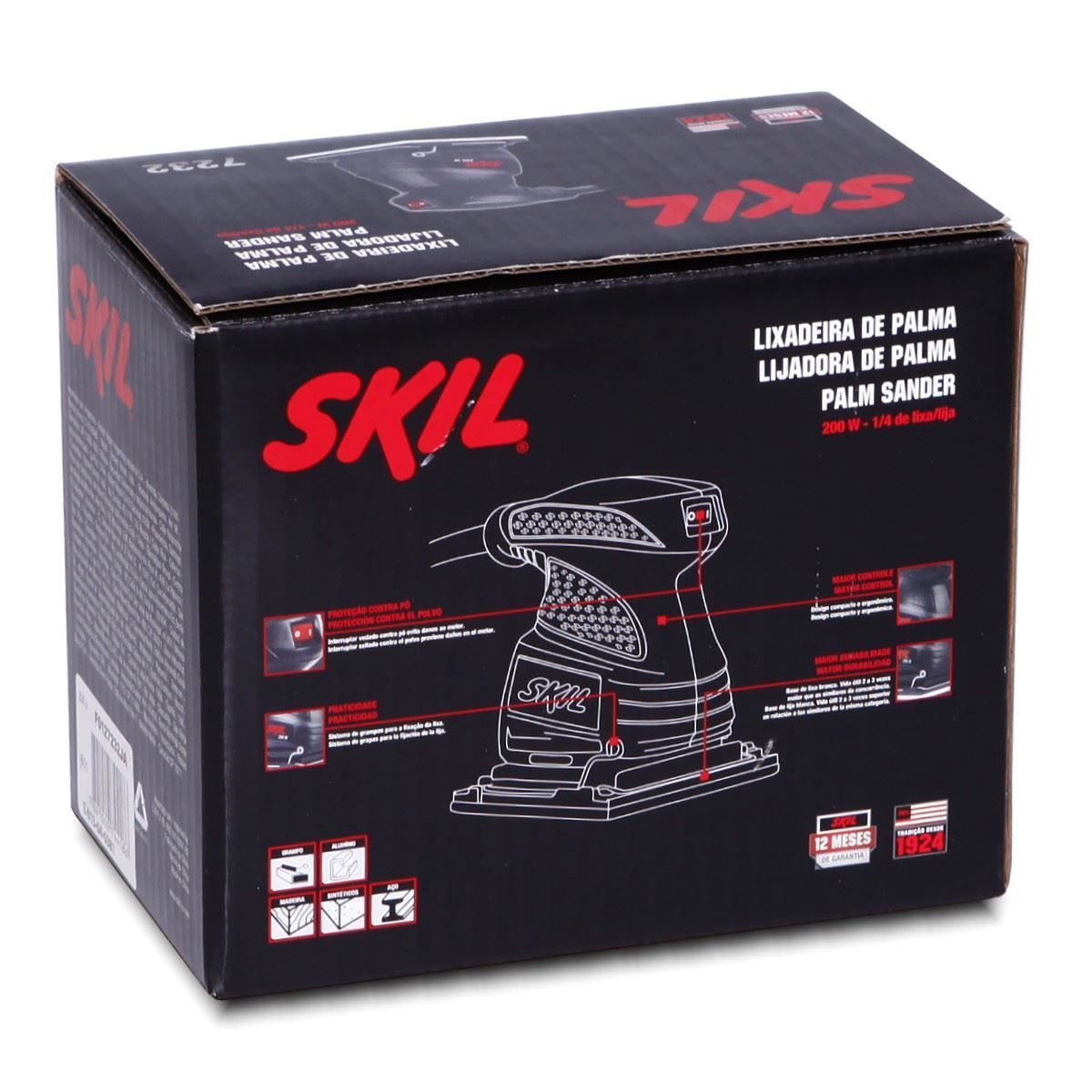 Lixadeira Orbital 200 Watts 7232 Skil