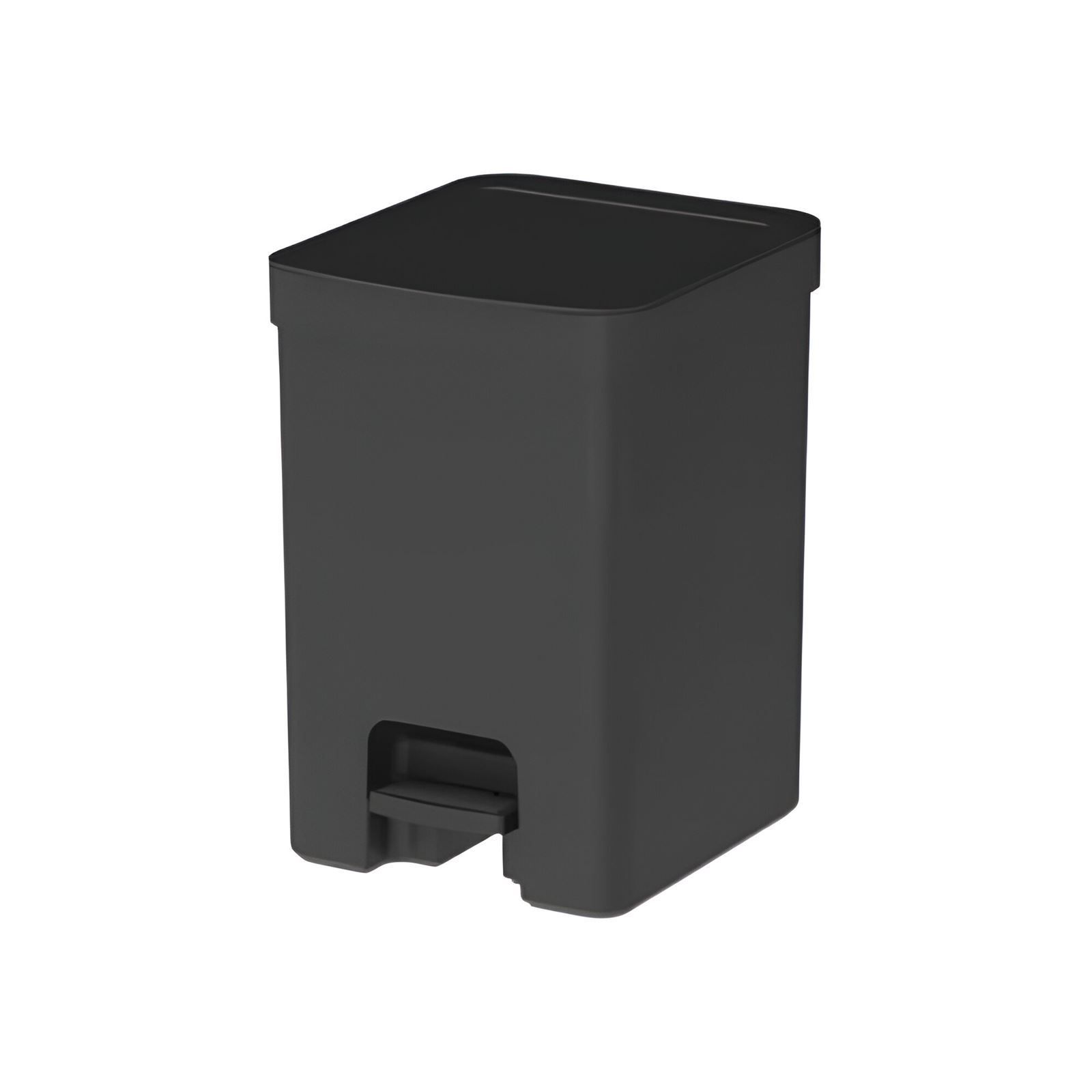 Lixeira Com Pedal Trium Ou 12 Litros - Preto