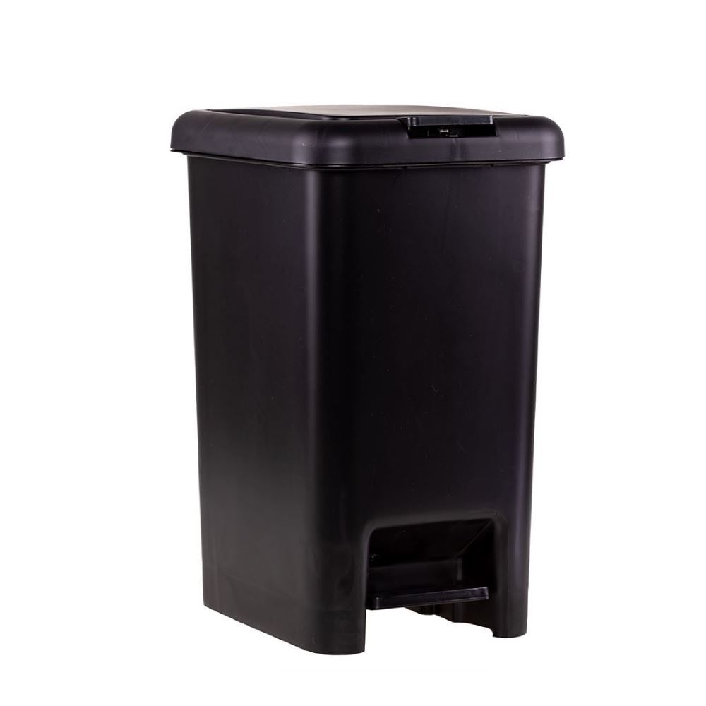 Lixeira Plástica com Pedal  Havan Casa 15 Litros - Preto