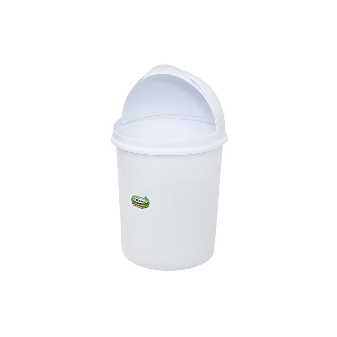 Lixeira Retrátil Plasvale 7,3 Litros - Branco