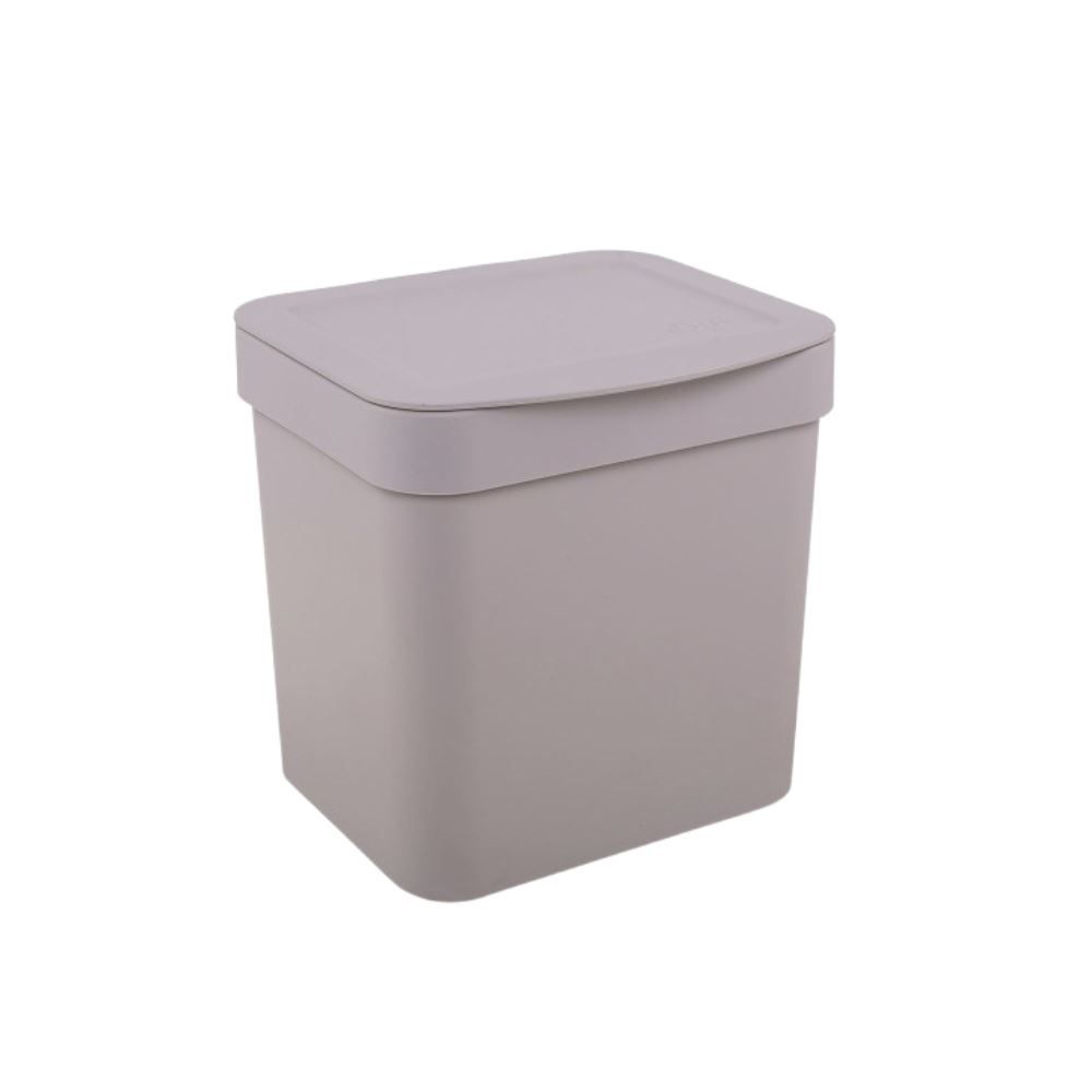 Lixeira Trium Ou 2,5 Litros - Bege Fechado