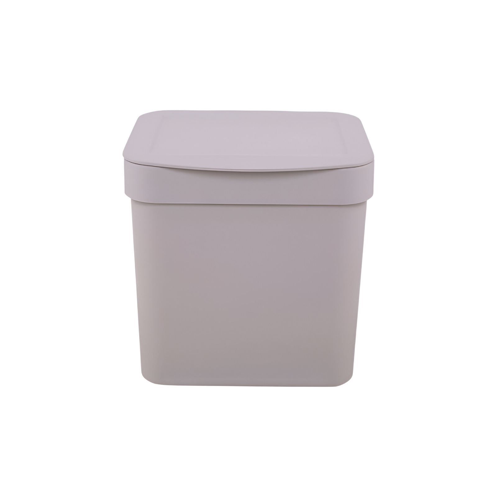 Lixeira Trium Ou 2,5 Litros - Bege Fechado