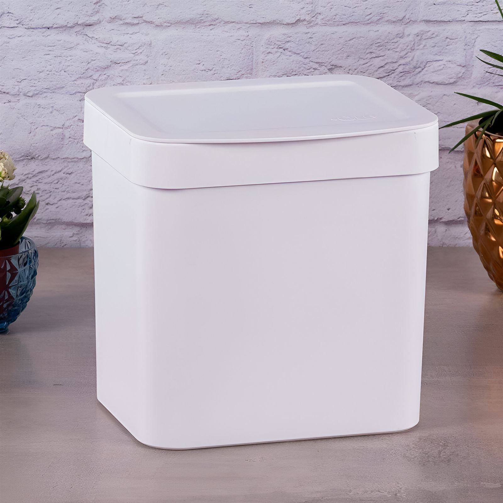 Lixeira Trium Ou 4,7 Litros - Branco