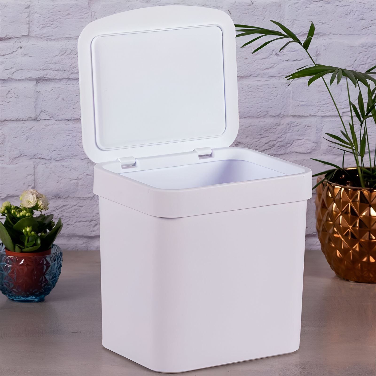 Lixeira Trium Ou 4,7 Litros - Branco