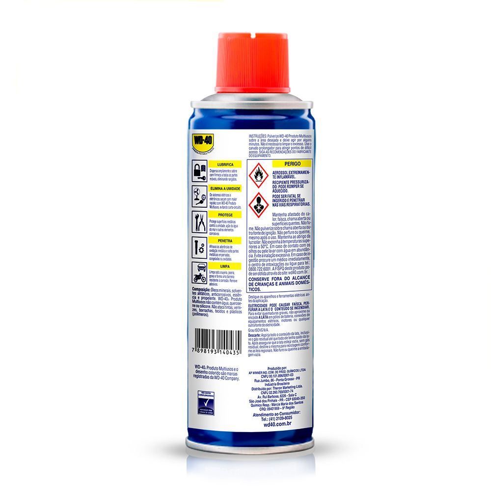 Lubrificante E Desengripante Wd-40 Aerossol 300Ml - Azul