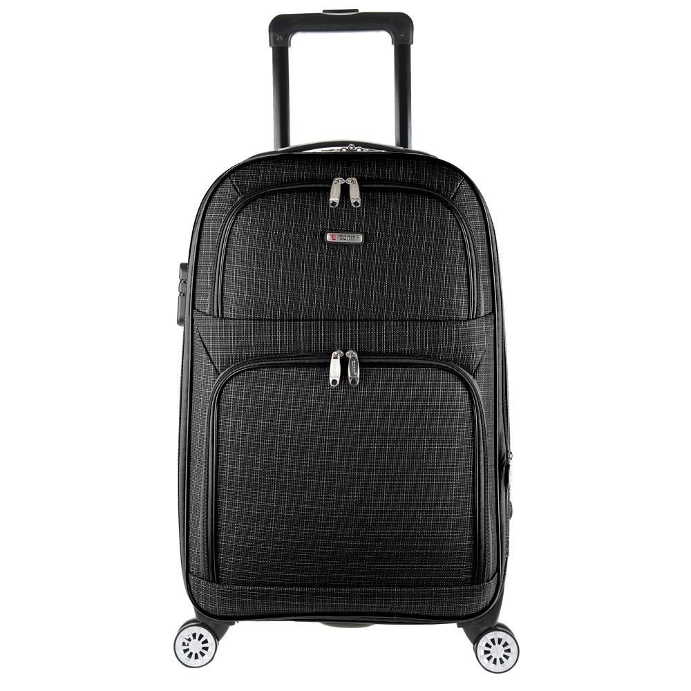 Mala De Viagem Média Em Tecido Conexão Tonin 1978 - Preto