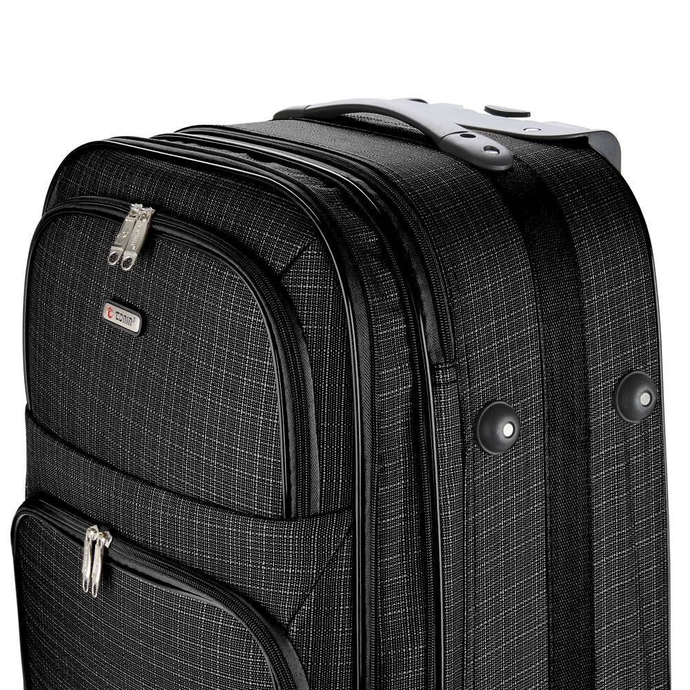 Mala De Viagem Média Em Tecido Conexão Tonin 1978 - Preto