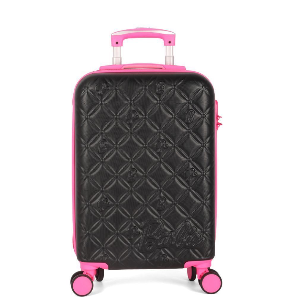 Mala Para Viagem De Bordo Abs 360° Barbie Luxcel  - Preto