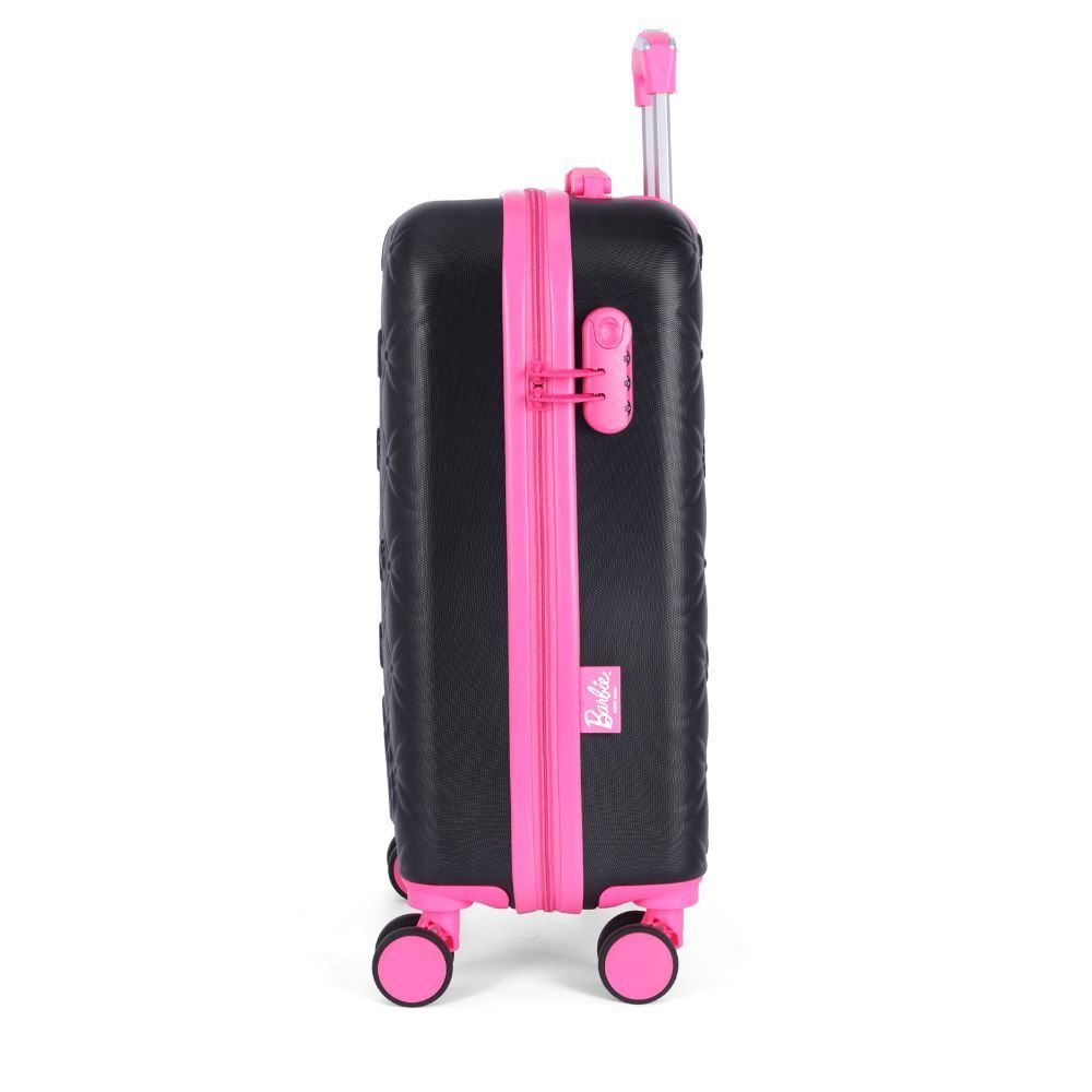 Mala Para Viagem De Bordo Abs 360° Barbie Luxcel  - Preto