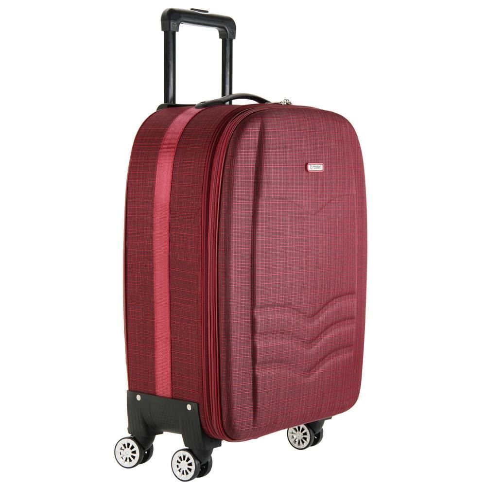 Mala Pequena Linha Estação Metrô Poliéster 360° Tonin - Vermelho