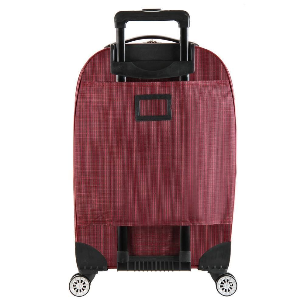 Mala Pequena Linha Estação Metrô Poliéster 360° Tonin - Vermelho