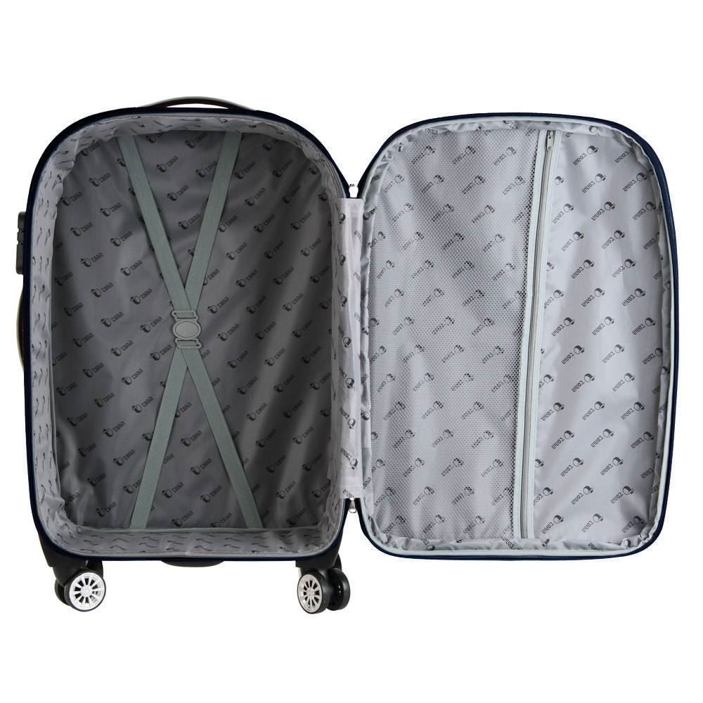 Mala Pequena Linha Estação Metrô Poliéster 360° Tonin - Azul