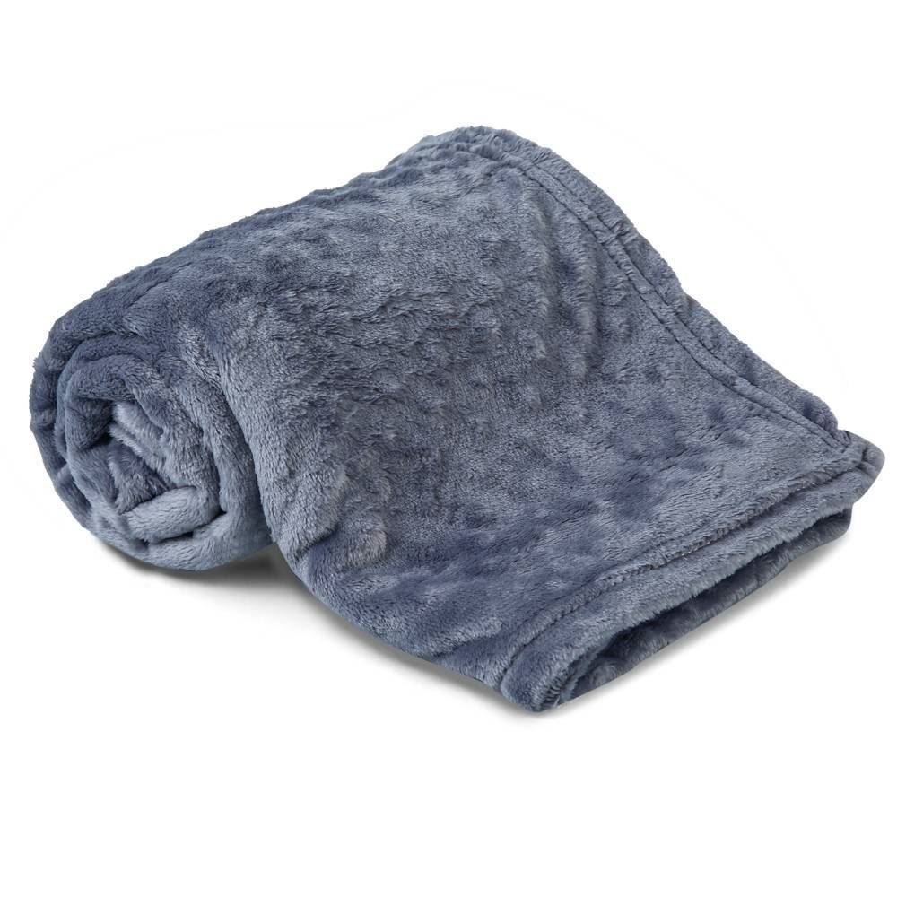 Manta De Bebe Microfibra 100% Poliéster Pop Corn Havan Baby - Cinza