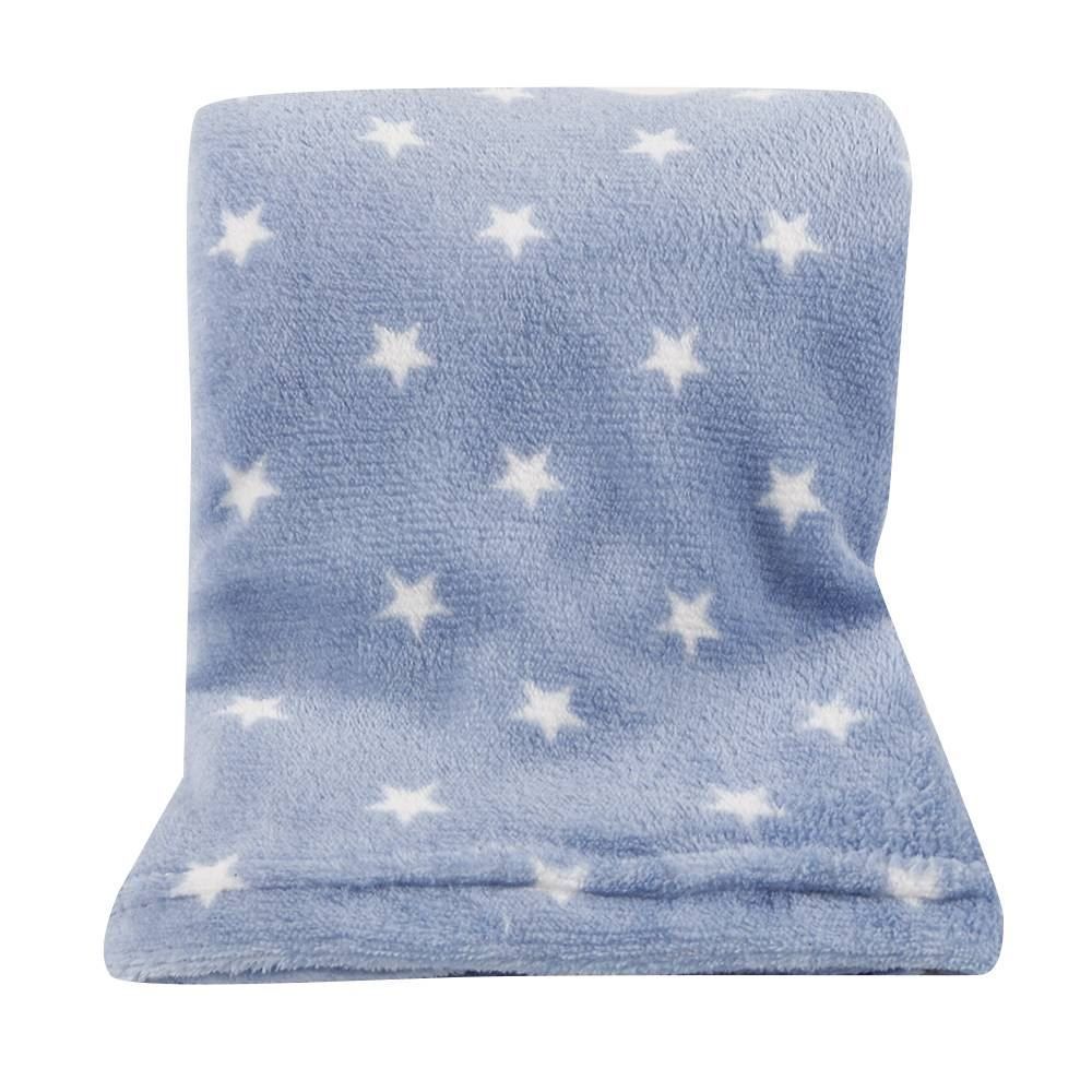 Manta De Bebê Microfibra 90X110 Cm Havan Baby 1 Peça - Estrela Azul