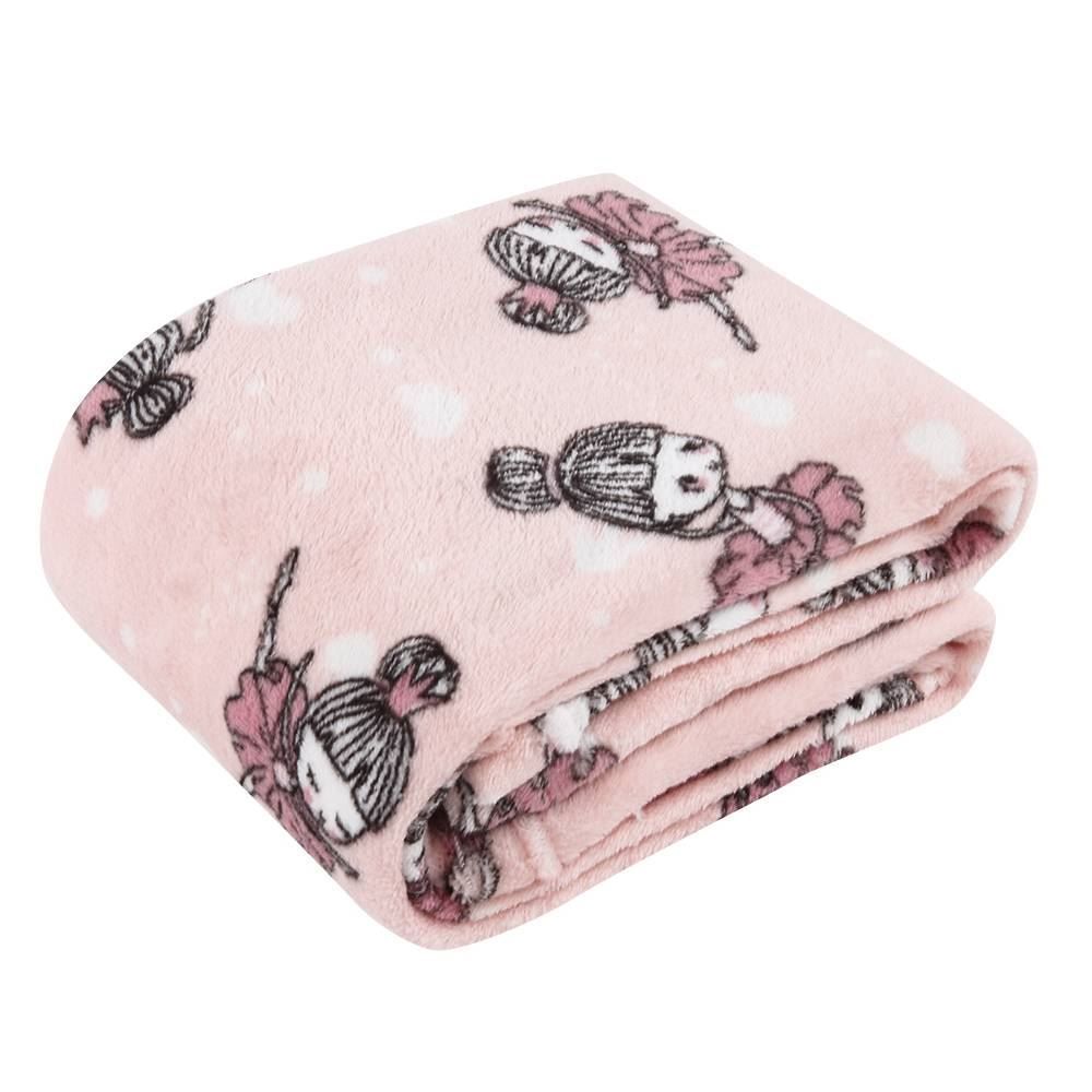 Manta De Bebê Microfibra 90X110 Cm Havan Baby 1 Peça - Bailarina