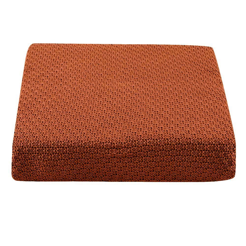 Manta Peseira Tricot Versalhes 100% Poliéster Havan Casa - Terracota 