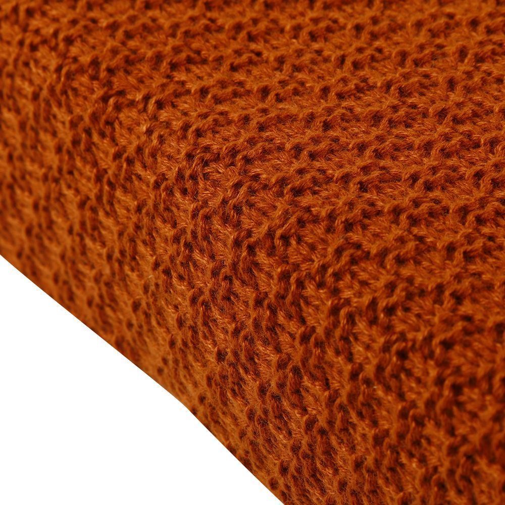 Manta Peseira Tricot Versalhes 100% Poliéster Havan Casa - Terracota 