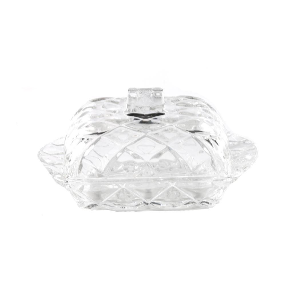 Manteigueira De Cristal Lyor 17Cm - Deli