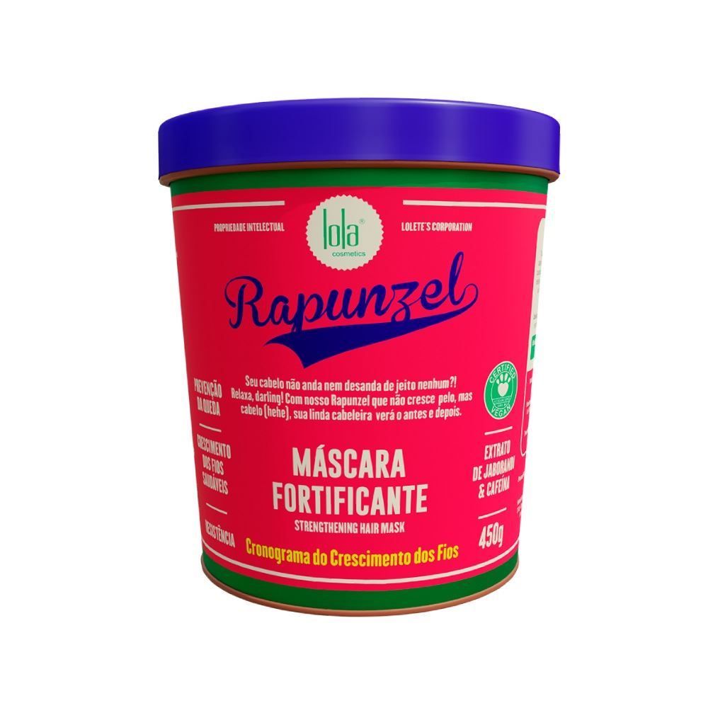 Máscara Capilar Rapunzel Fortificante Lola Cosmetics - 450g