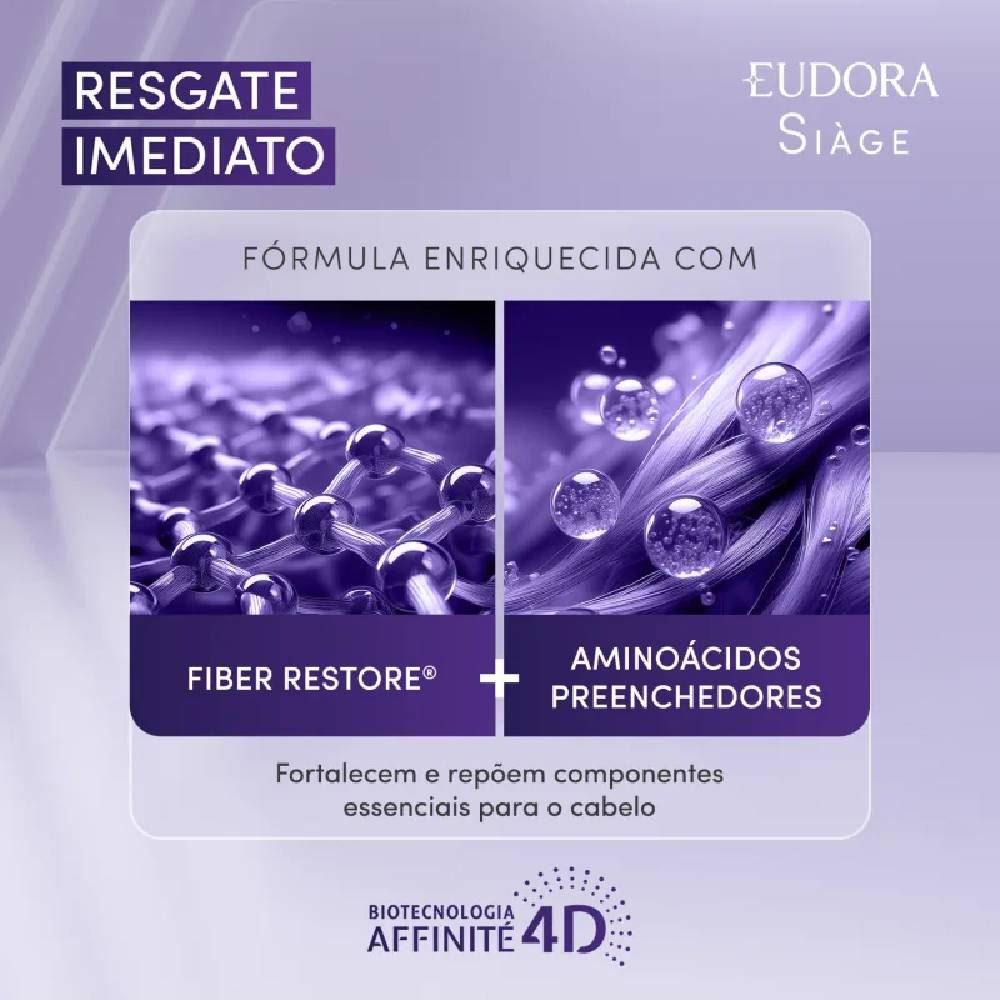 Máscara Capilar Resgate Imediato Siàge 250G - Eudora