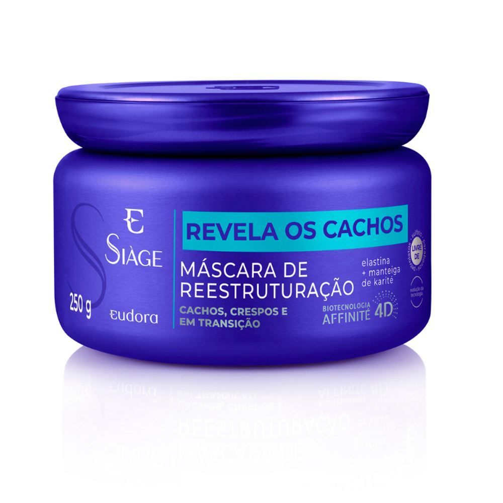 Máscara Capilar Revela Os Cachos Siàge 250G Eudora - DIVERSOS
