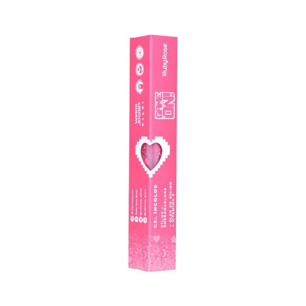 Máscara Incolor De Cílios E Sobrancelhas Game On Ruby Rose - 3,8ml