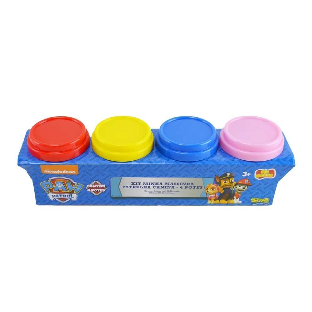 Massinha Patrulha Canina 4 Potes Sunny - 3042