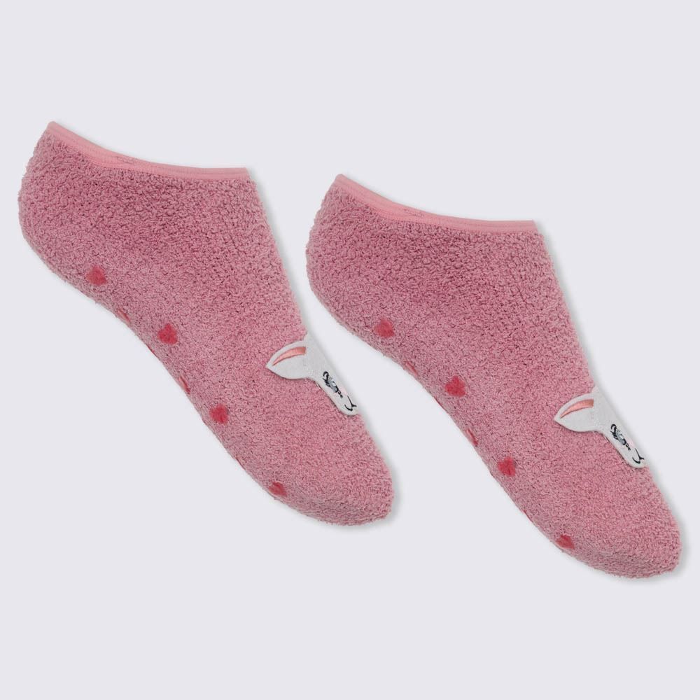 Meia Sapatilha Fleece Ovelha Camila Moretti - ROSA CLARO 34/39