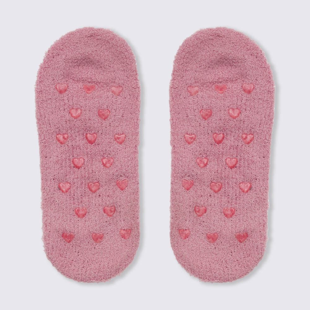 Meia Sapatilha Fleece Ovelha Camila Moretti - ROSA CLARO 34/39