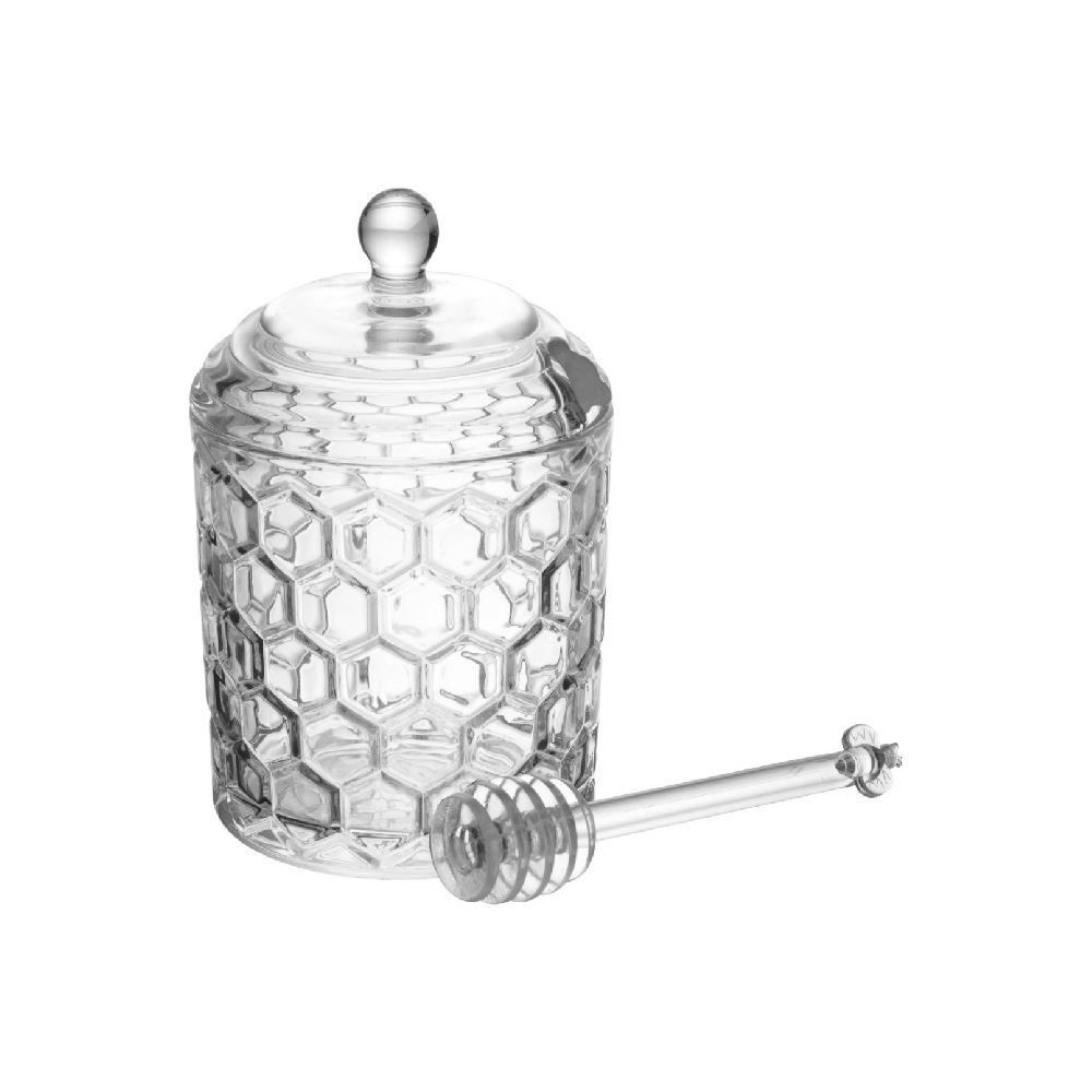 Meleira Com Pegador Favo Lyor 270 Ml - Transparente