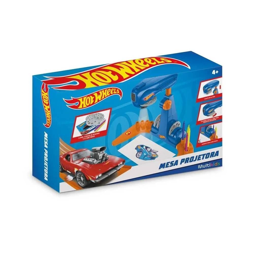 Mesa Projetora Infantil Hot Wheels Com 24 Desenhos - BR2087