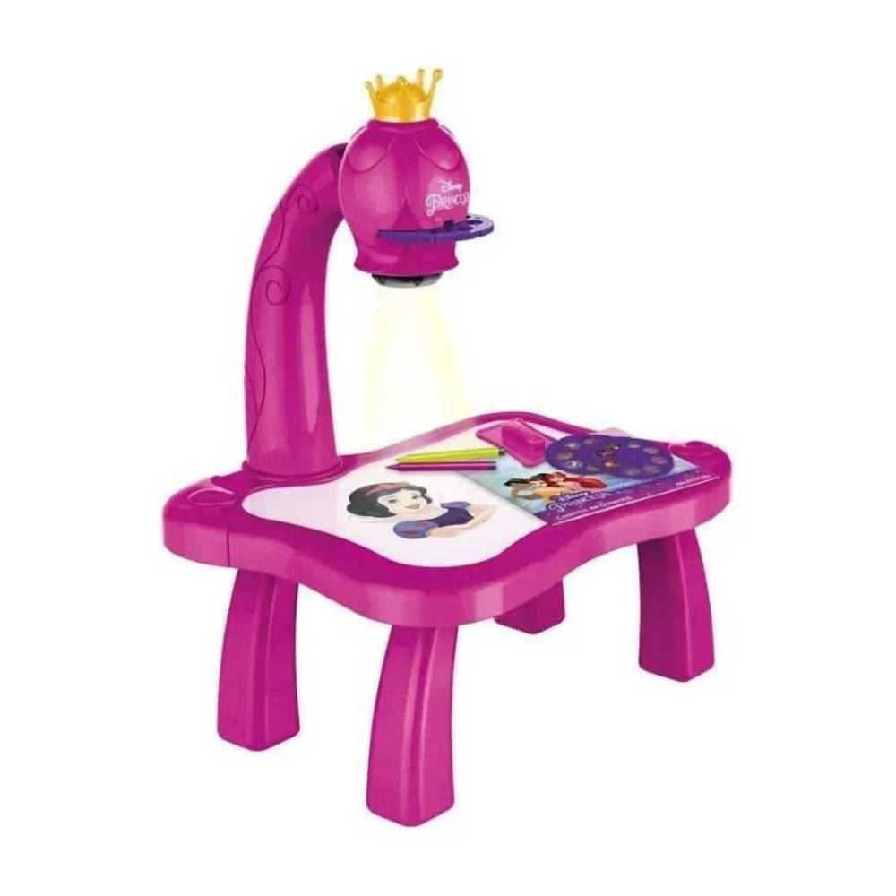 Mesa Projetora Infantil Princesas Disney Com 24 Desenhos - BR2133