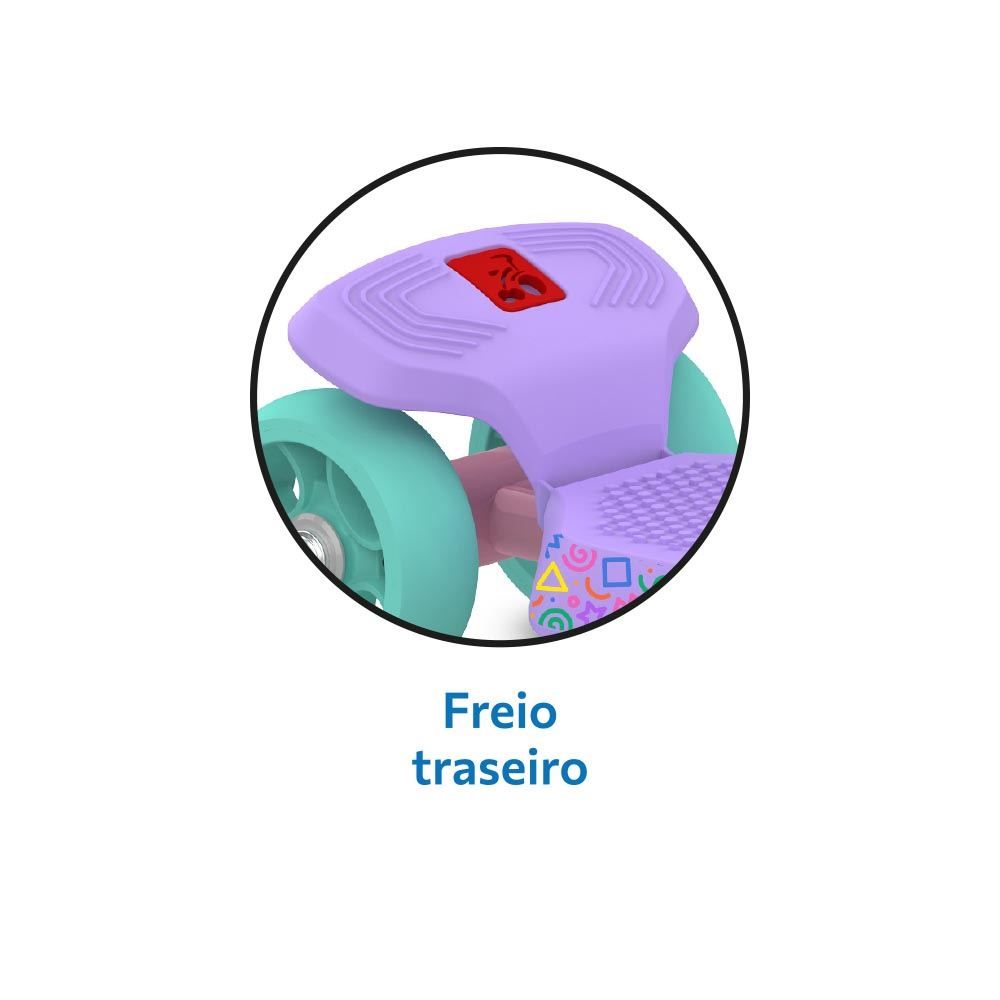 Meu Primeiro Patinete Rosa Brinquedos Bandeirante