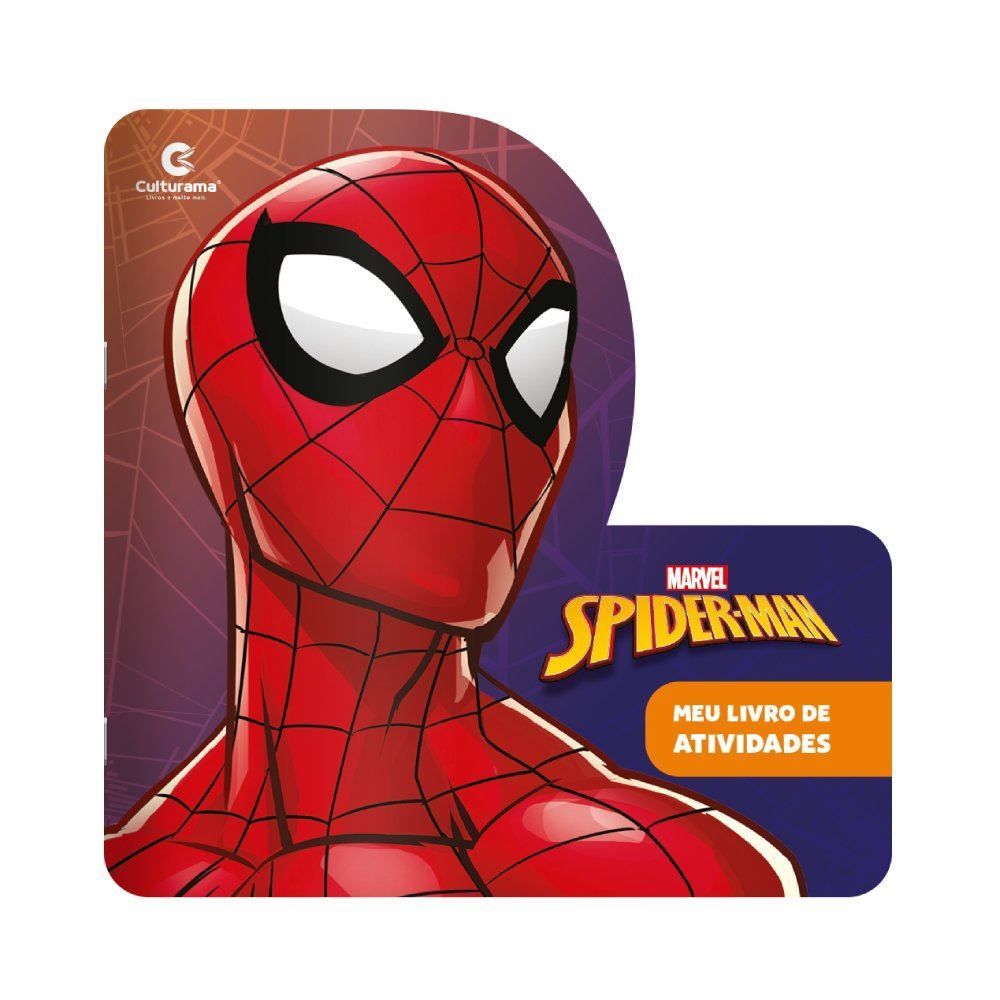 Meu Livro De Atividades Recortado Homem-Aranha - Culturama