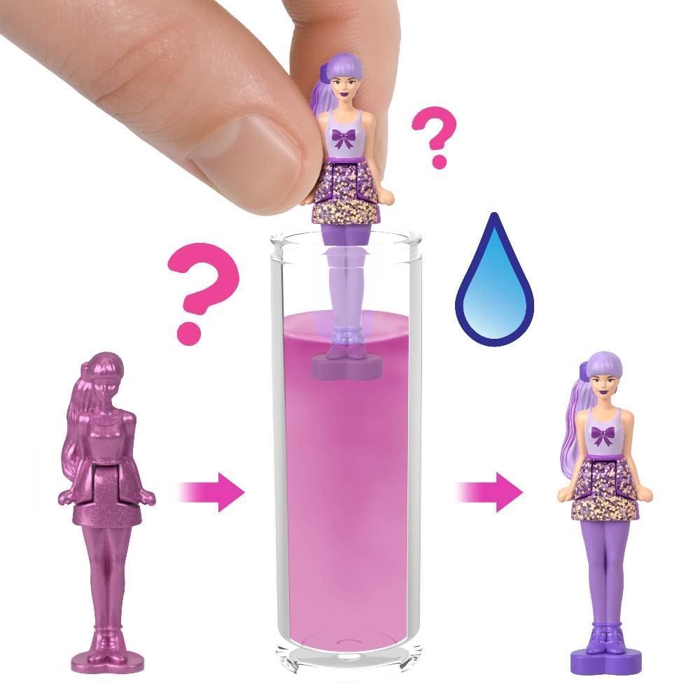 Mini Boneca Barbie Land Color Reveal Mattel - HYF28