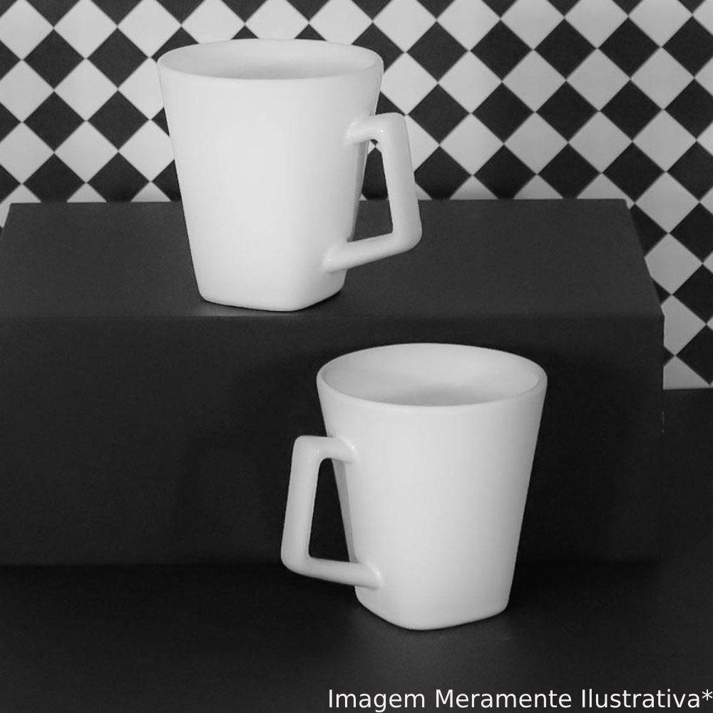 Caneca Mini Quartier Oxford 220Ml - Branco