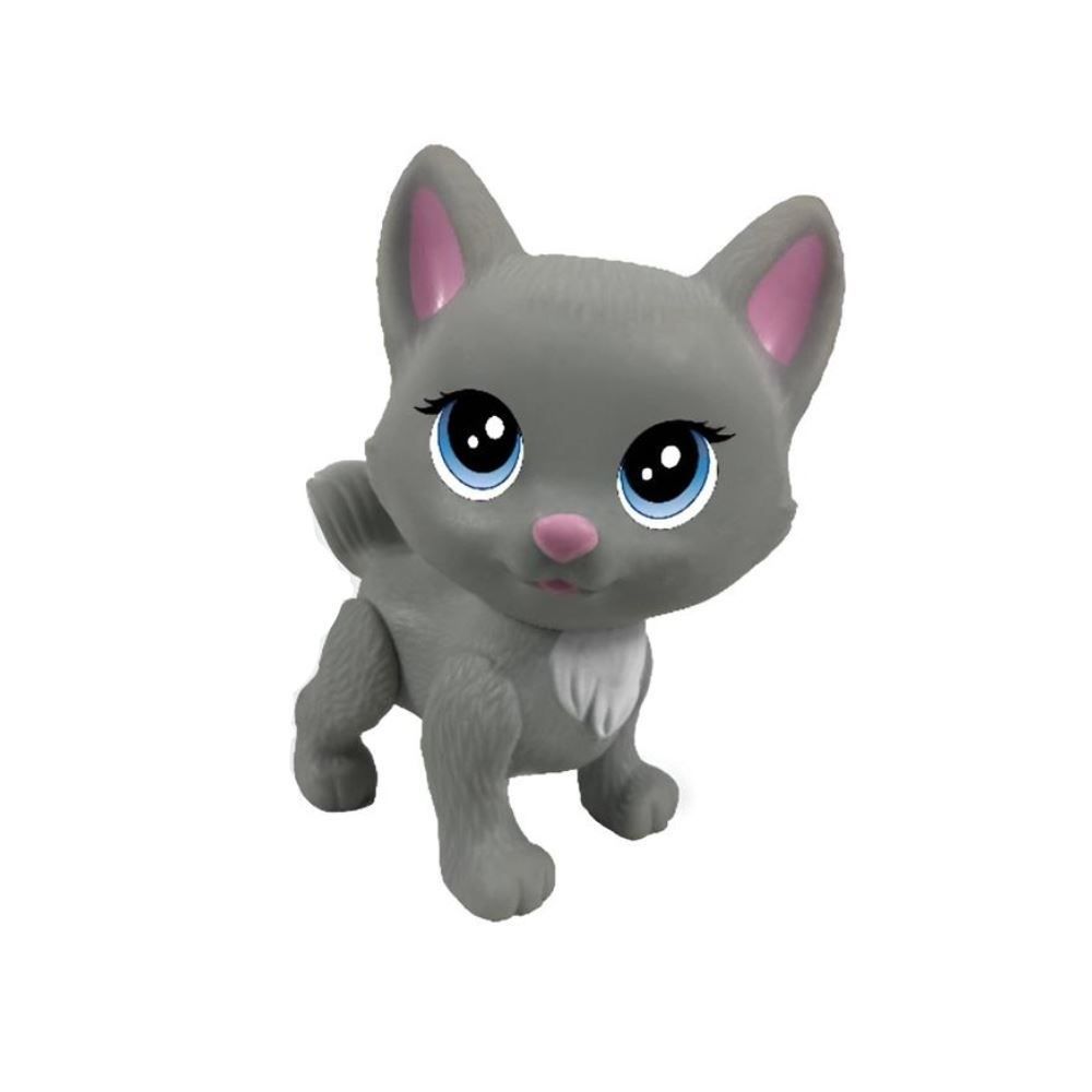 Mini Gata Cinza Pet Da Barbie Pupee - 1200