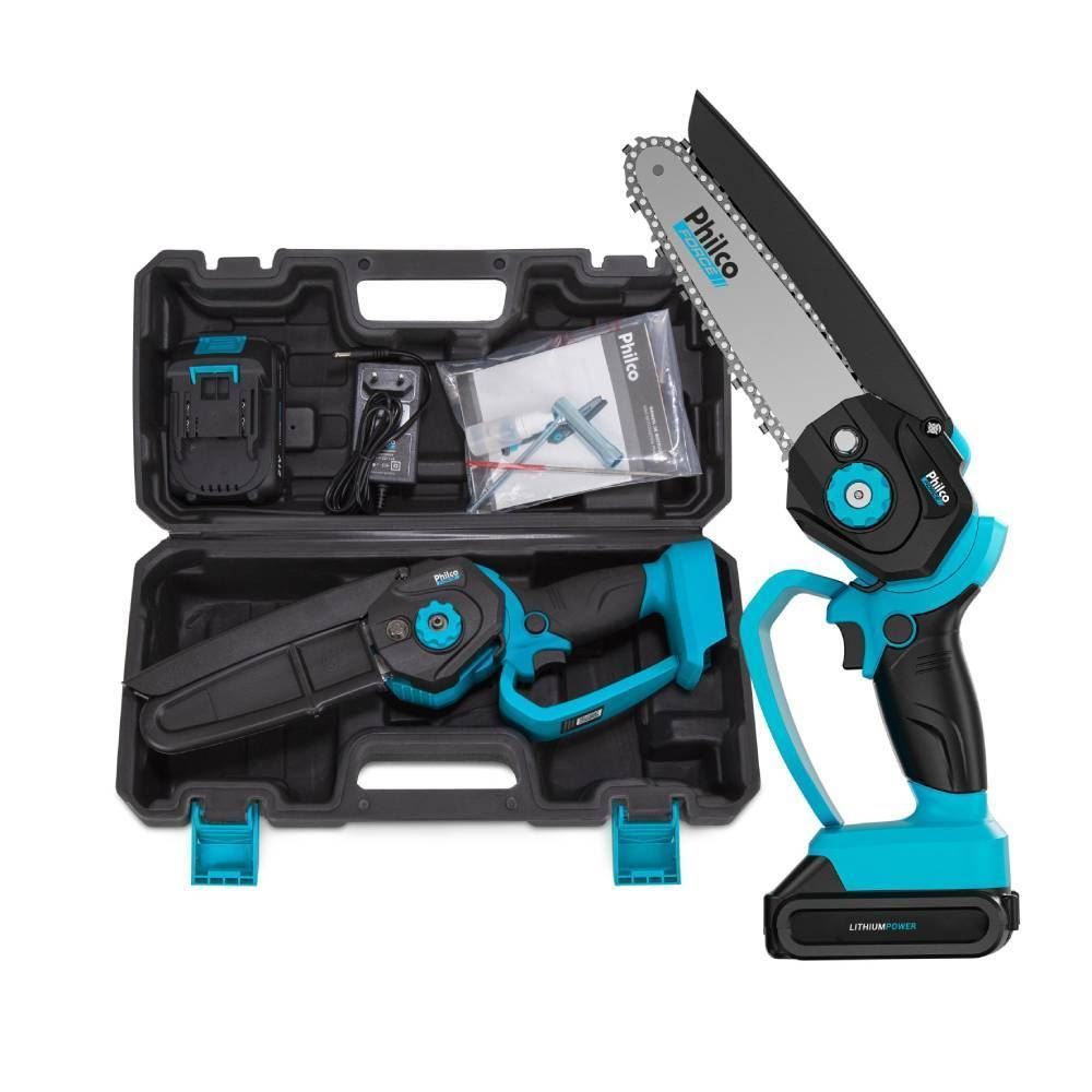 Mini Motosserra Philco Force Sabre 6" Bateria Lítio Pmm216 - Bivolt