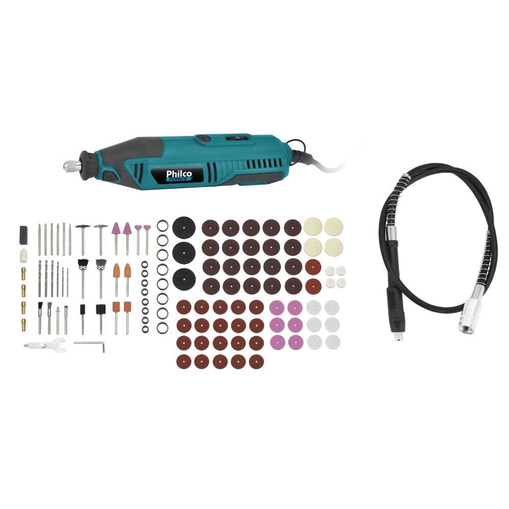Mini Retífica Philco PRT180 120 Acessórios