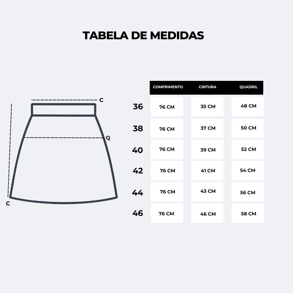 Mini Saia De Couro Sintético Boby Blues